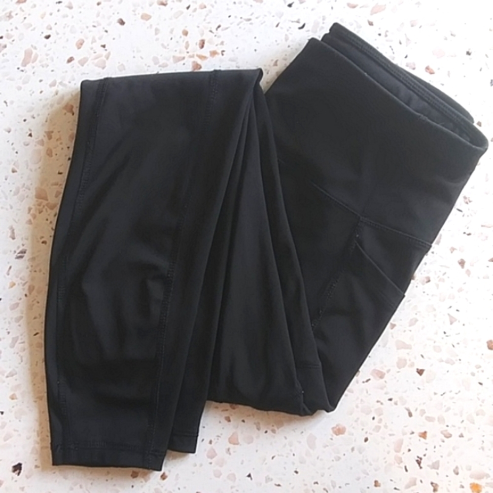 Avia | Black Active Athletic Leggings | S (4-6)